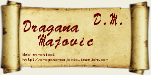 Dragana Majović vizit kartica